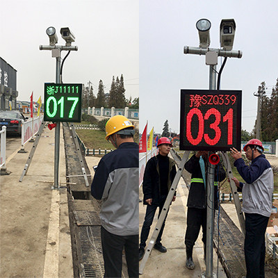 测速固定式雷达拍照车牌号显示交通厂区道路部队测速仪