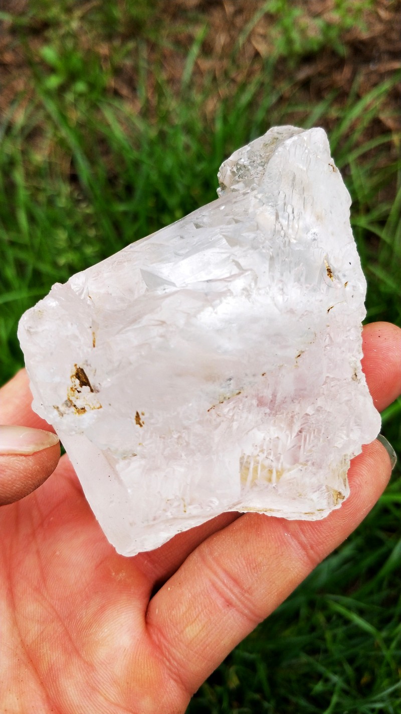 骨干原石天然实物通透晶体鳄鱼摆件冰糖白水晶奇石