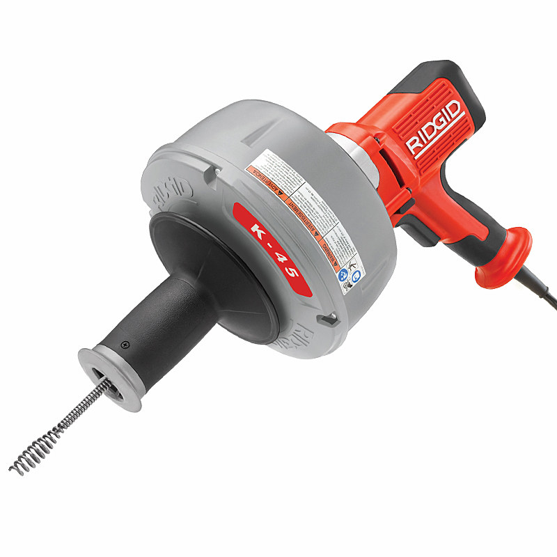 ridgid通下水道地漏马桶疏通神器电动工具管道家用厨房堵塞清理机