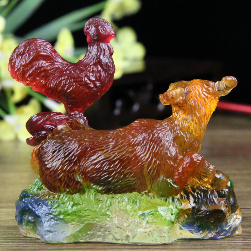 2022年生肖属蛇虎年宋韶光吉祥物牛鸡保岁吊坠办公室卧室桌面摆件