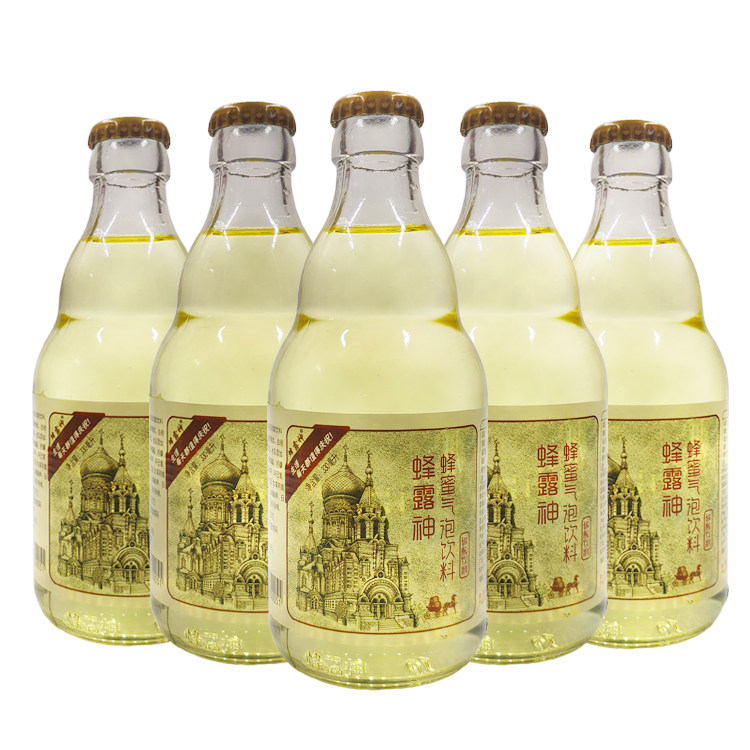 蜂露神小香槟碳酸饮料330ml12瓶包邮哈尔滨特产果味