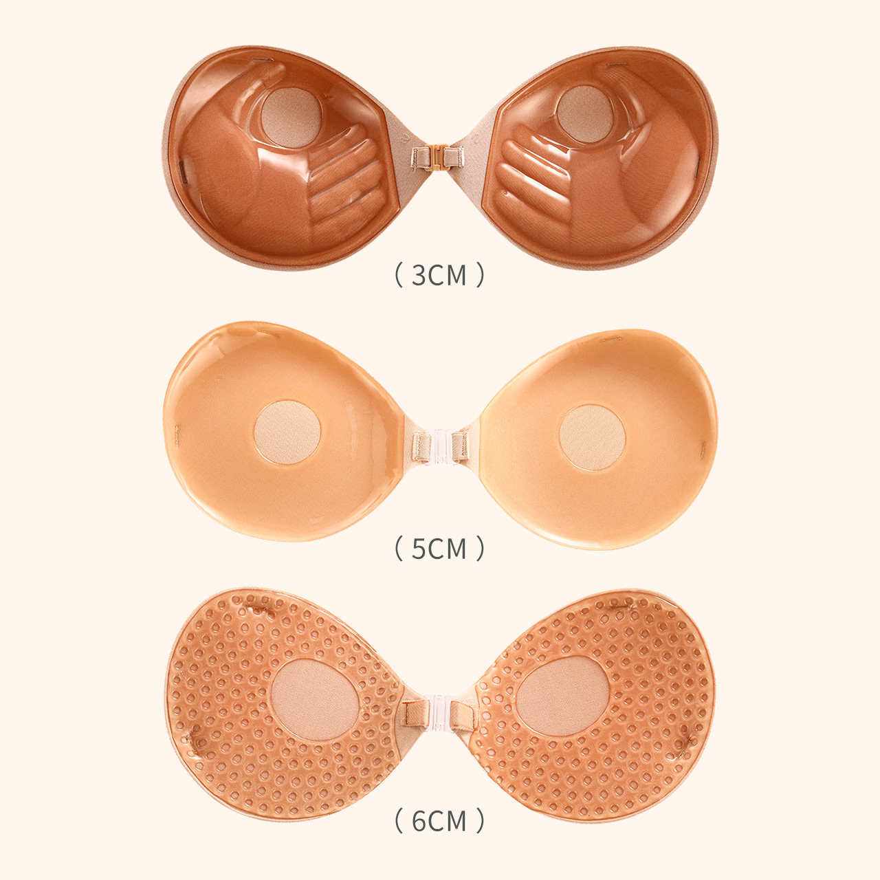 胸贴女婚纱用聚拢小胸隐形无肩带防滑内衣平胸加厚上托吊带乳贴夏