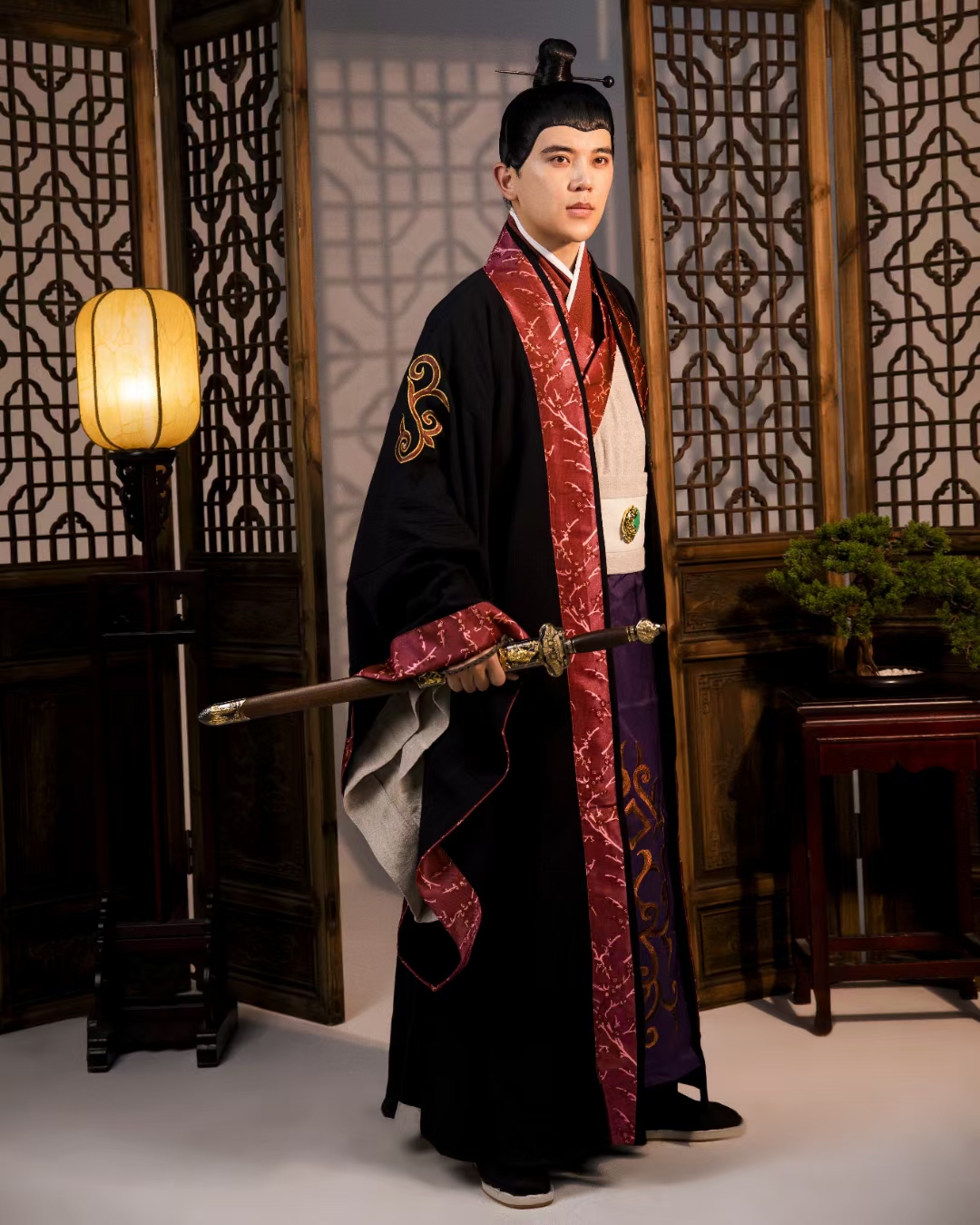 员外古装男士汉服皇帝王爷老爷公子大臣文人民族服装