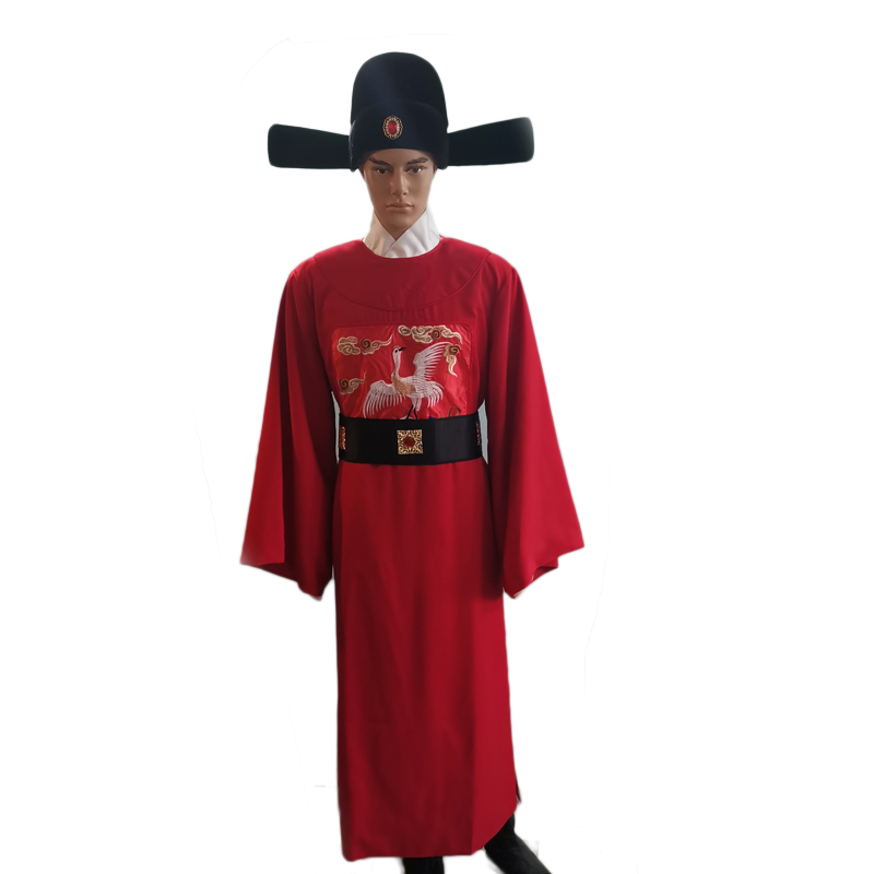 服装古装明朝官员官服明代大臣七品七品芝麻芝麻官民族服装