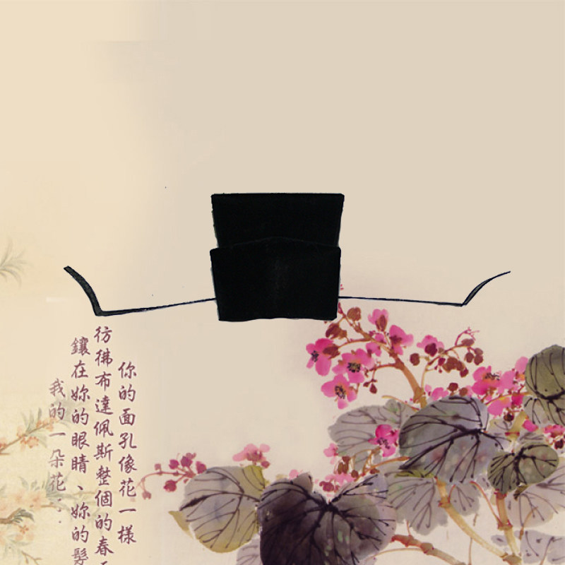 宋制乌纱帽首服婚帽古装宋朝官帽皇帝大臣直翅民族服装