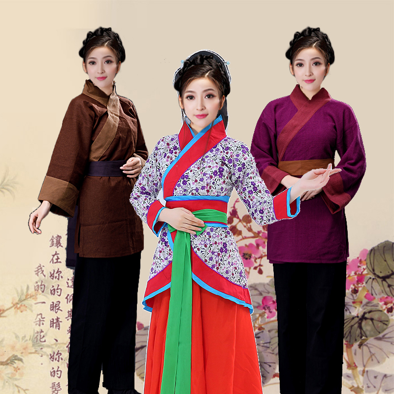 古装古代百姓平民村民村姑民女夫人小姐丫鬟民族服装