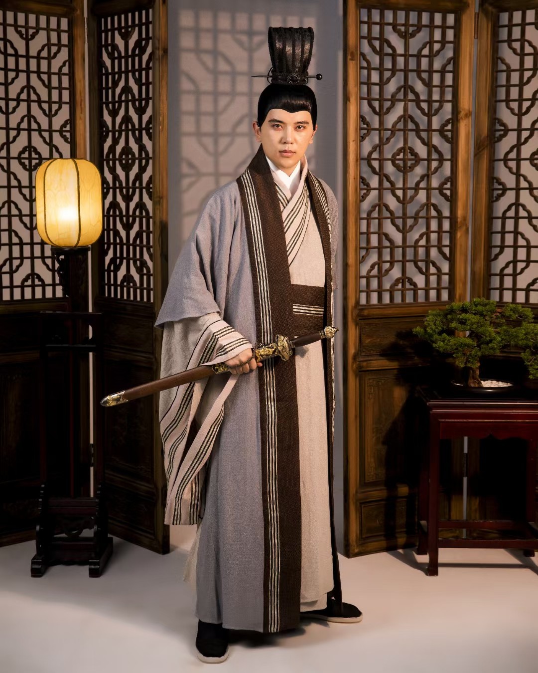 员外古装男士汉服皇帝王爷老爷公子大臣文人民族服装