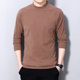 2020 autumn new products thin pile pile collar men's cotton sweater Korean version of slim-fit T-shirt with cashmere primer 2020 autumn new products thin pile pile collar men's cotton sweater Korean version of slim-fit T-shirt with cashmere primer