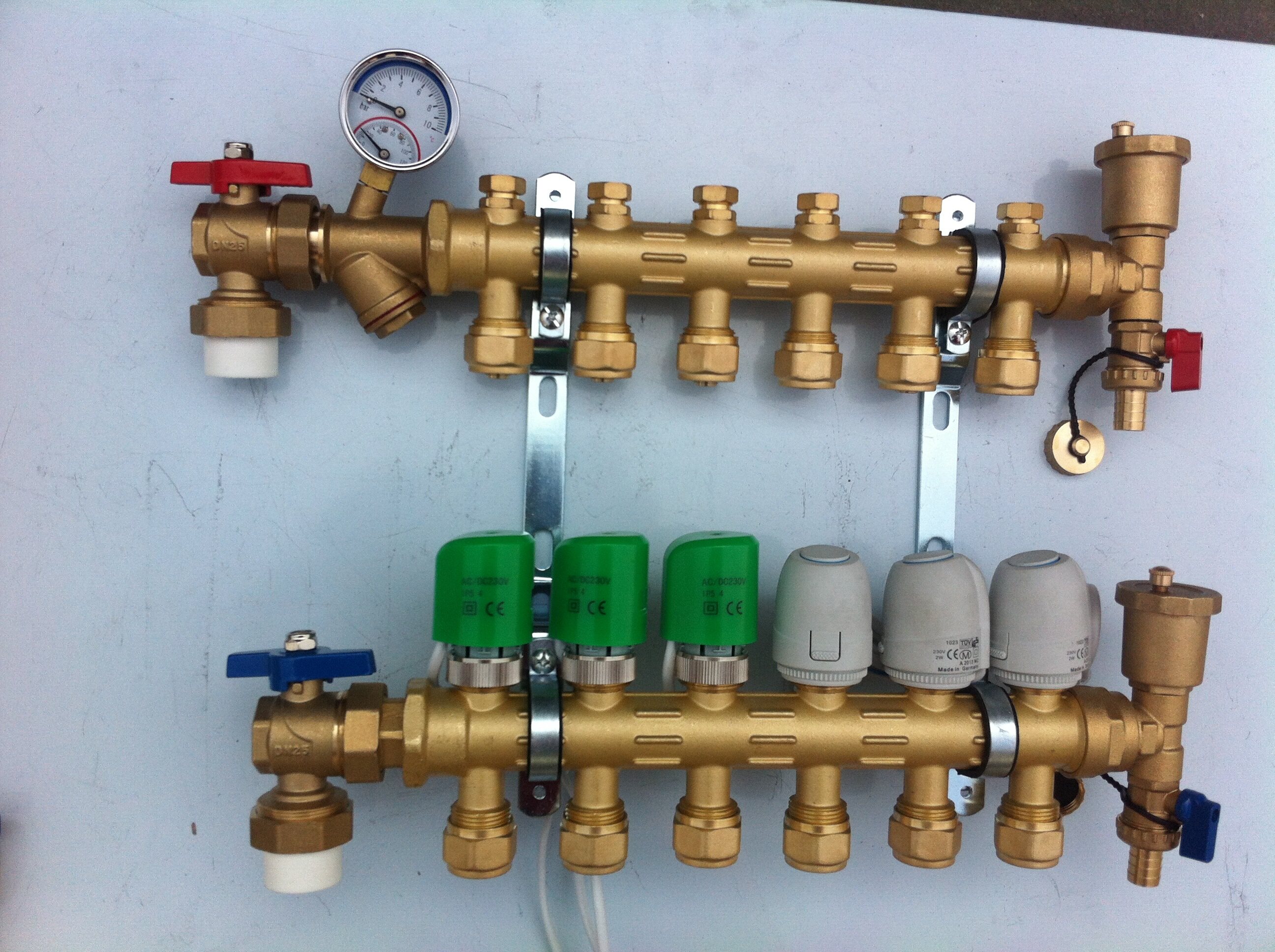 水器全铜多功能角式ppr25总阀外丝温压球阀地暖地暖阀门