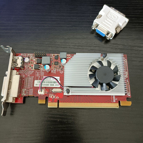 amd hd7350独立1g高清显卡hdmi和dvi带音频支持双屏1080p全高半高