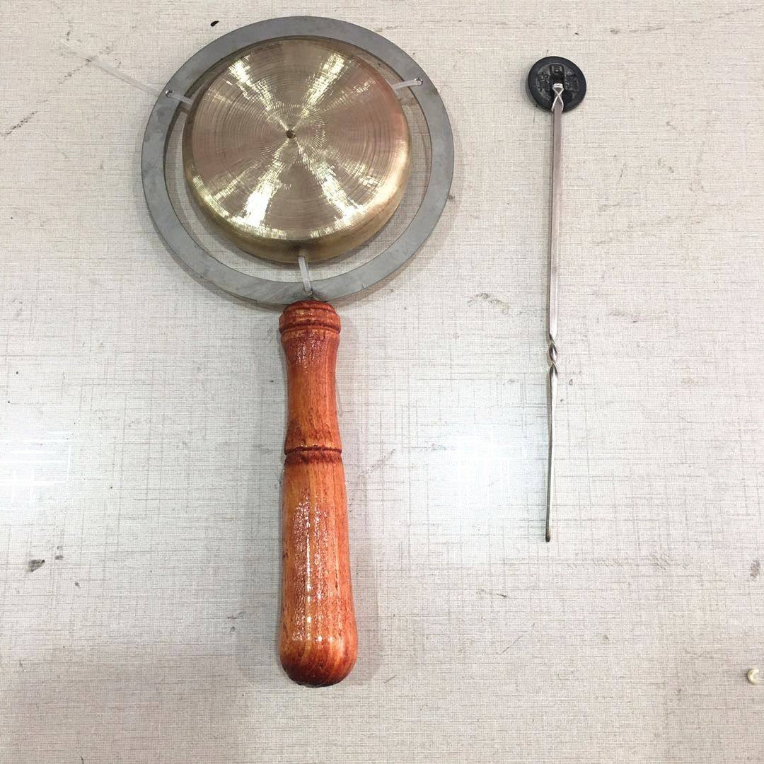 手柄两用马锣铛子档锣齁音带腿档子云锣道士云锣