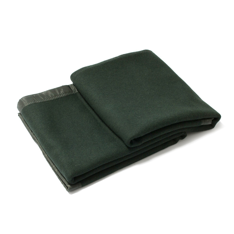 羊毛鸣球正品绿色毛毯露营潜艇冬季加厚床上休闲毯