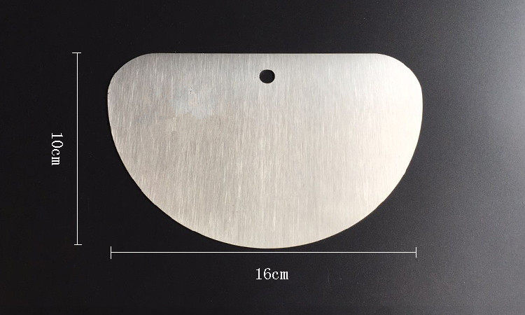 刮板墙布裁刀铲刀施工工具半圆梯形不锈钢刮刀刮刀