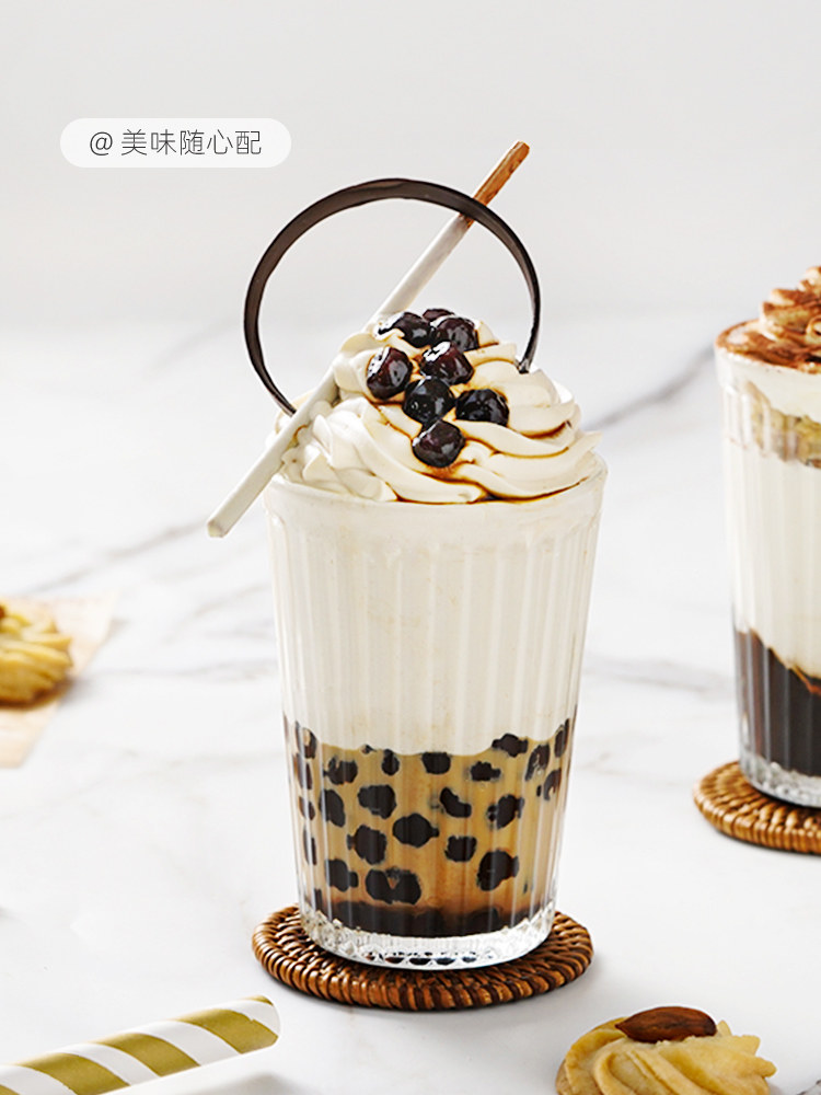 尚巧厨展艺免煮黑珍珠粉圆奶茶店专用椰果添加黑糖配料芋圆原材料