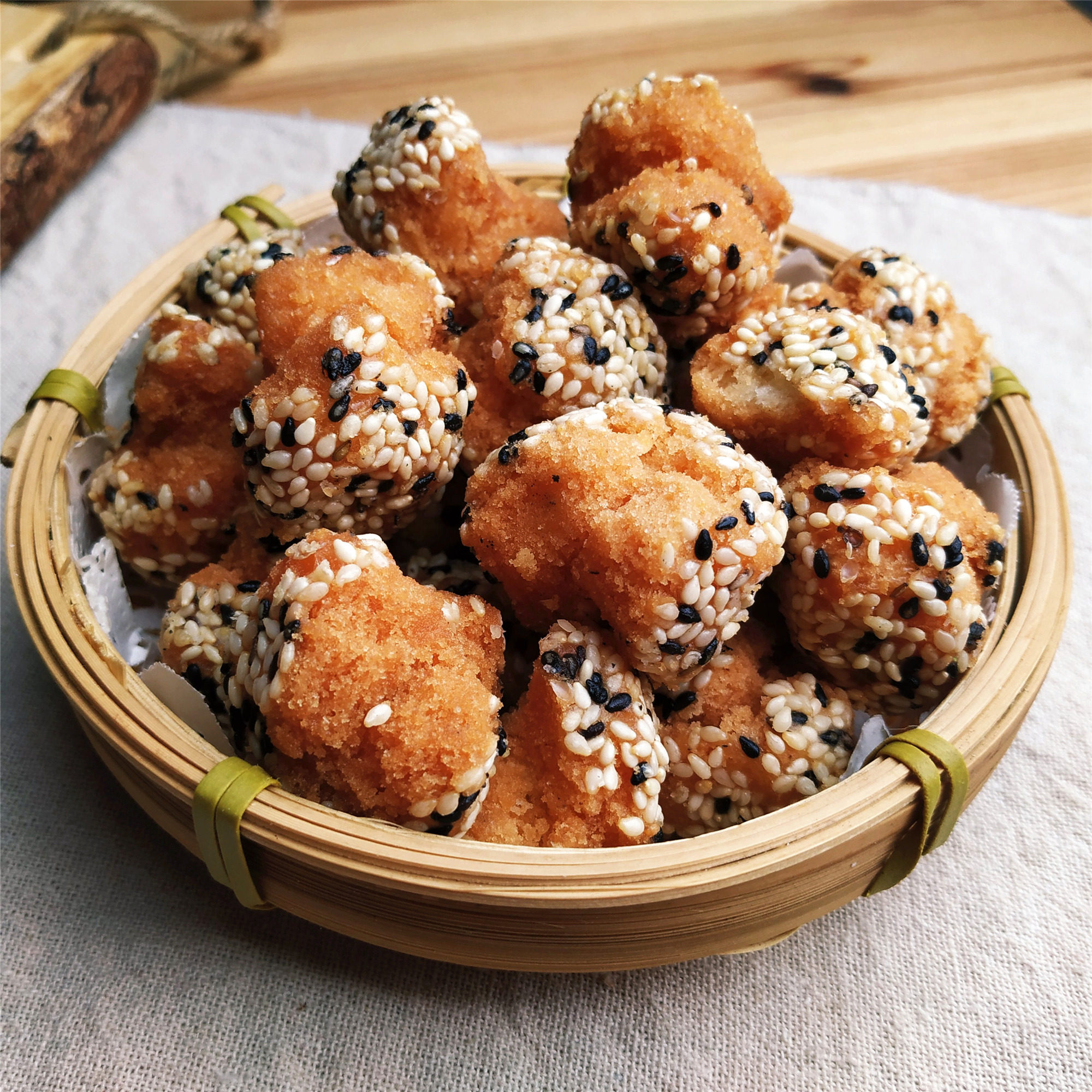 芝麻老街日记开口笑笑口香酥特产传统手工糕点传统糕点