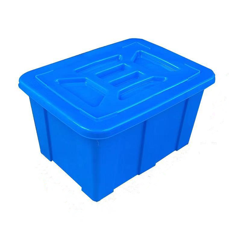 加厚水箱带盖塑料储水长方形养鱼食品收纳海产水桶