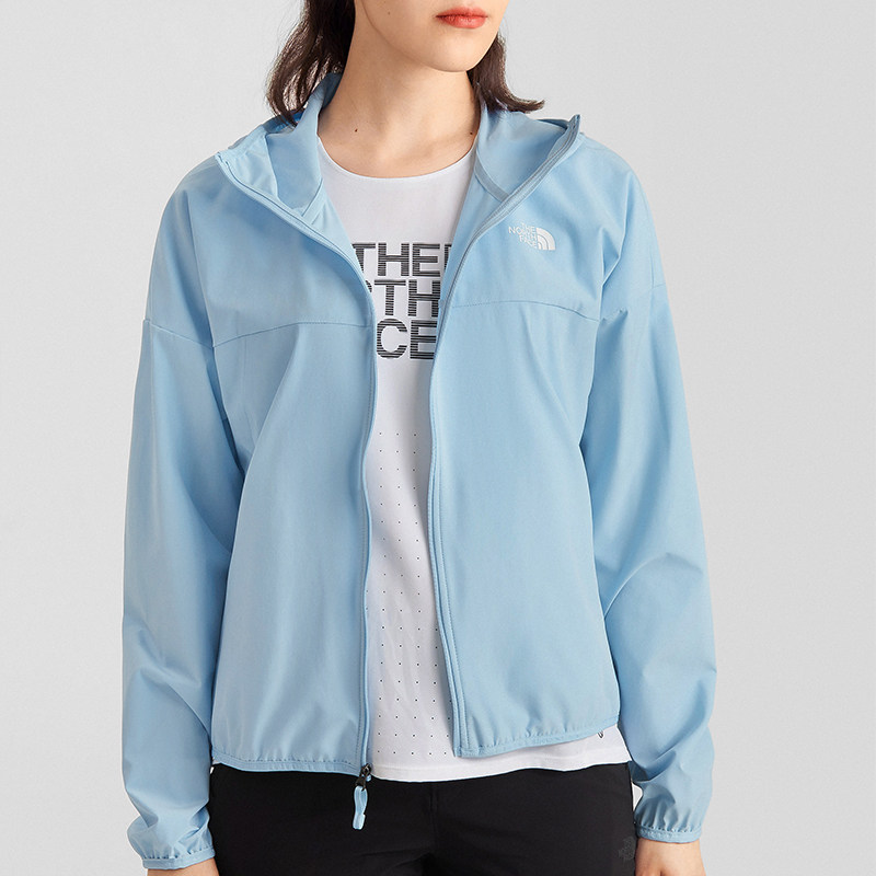 北面2022春夏新款thenorthface皮肤衣女运动女士轻薄防晒衣