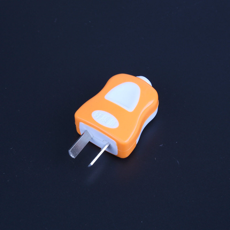 高级电源插头两脚两极两项加厚一体铜片电源插头 jr-ct820可转动