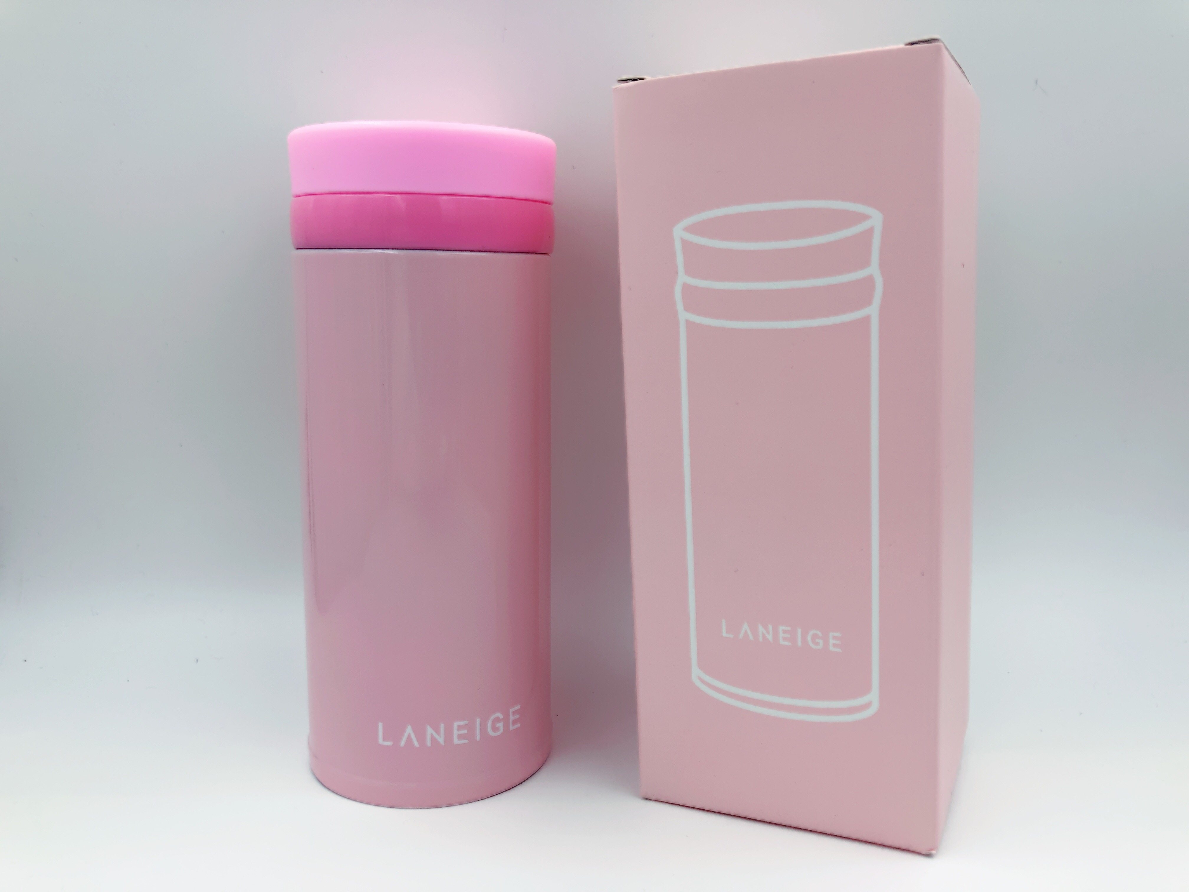 水杯兰芝糖果粉色保温杯女士儿童小巧迷你便携保温杯