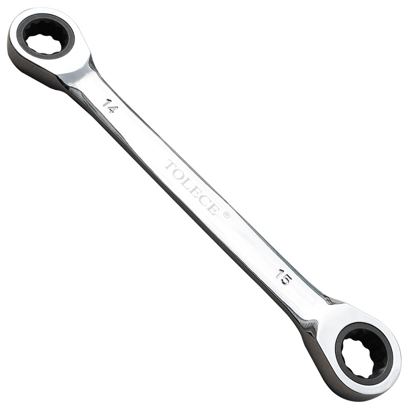 拓力力士棘轮扳手快速双头梅花两用双向多功能省棘轮扳手