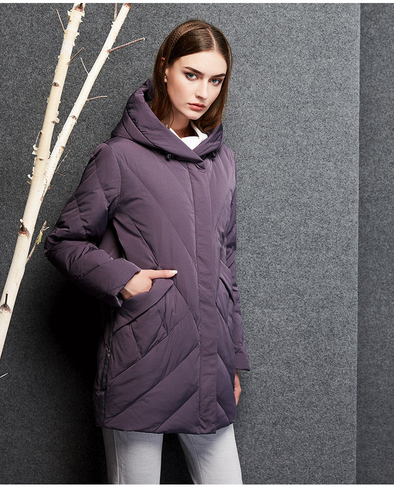 羽绒服misun米尚秋冬新款女中中老年妈妈羽绒服