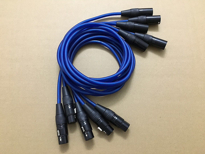 xlr平衡卡侬公母卡龙调音功放效果连接线话筒线材
