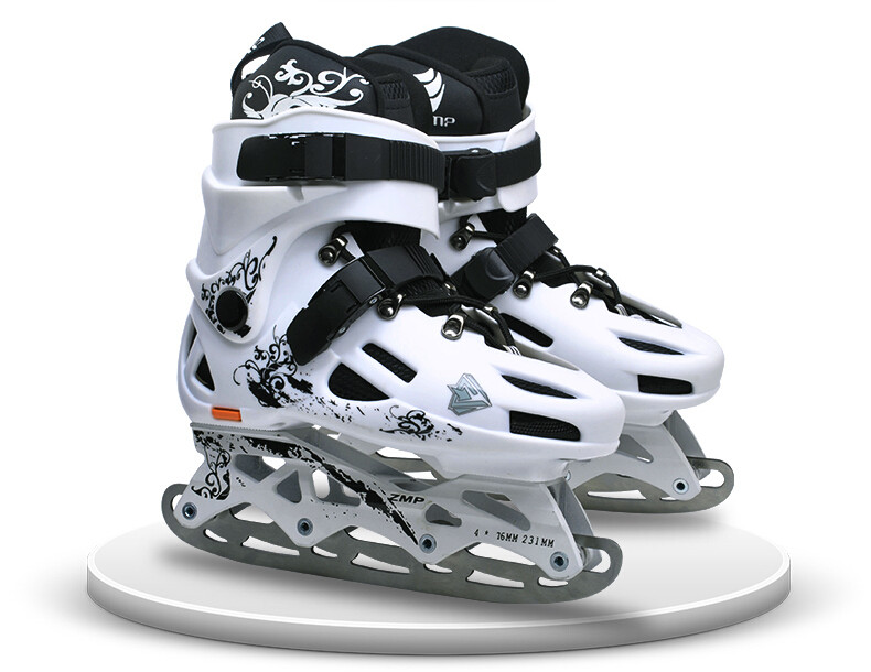 hk花样冰球冰刀成人速滑刷街男女花式平花冰刀鞋