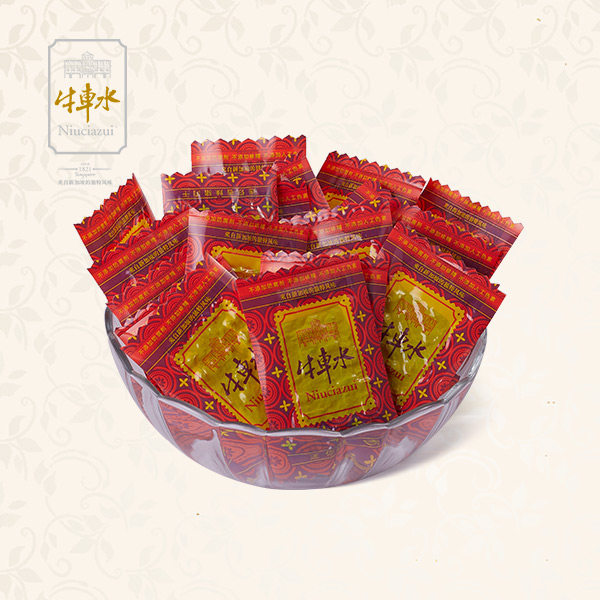 牛车水原味香辣猪肉干新加坡风味迷你形独立小包装散装番茄味肉脯