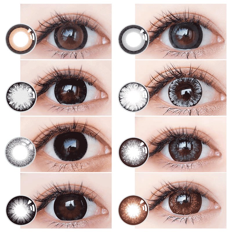 绿野仙踪美瞳年抛小直径正品大牌新生灰蓝色女网红同款隐形眼镜tn