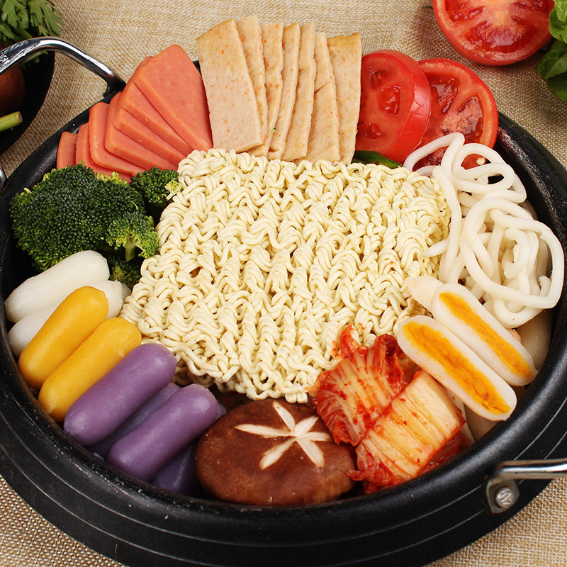 火锅拉面小伙子面饼韩式部队餐饮店料理100g冲泡方便面