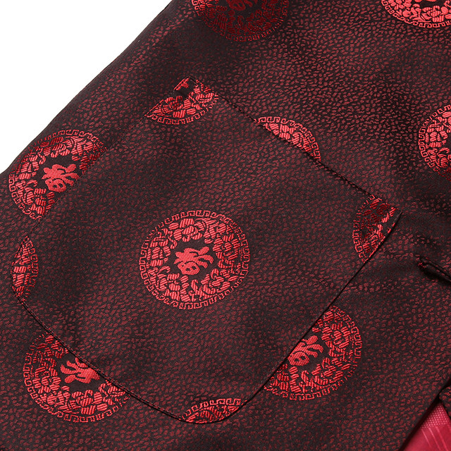 Chinese style middle-aged and elderly Tang suit male grandparents 80th birthday jacket Chinese-style elderly birthday birthday birthday banquet autumn and winter Chinese style middle-aged and elderly Tang suit male grandparents 80th birthday jacket Chinese-style elderly birthday birthday birthday banquet autumn and winter