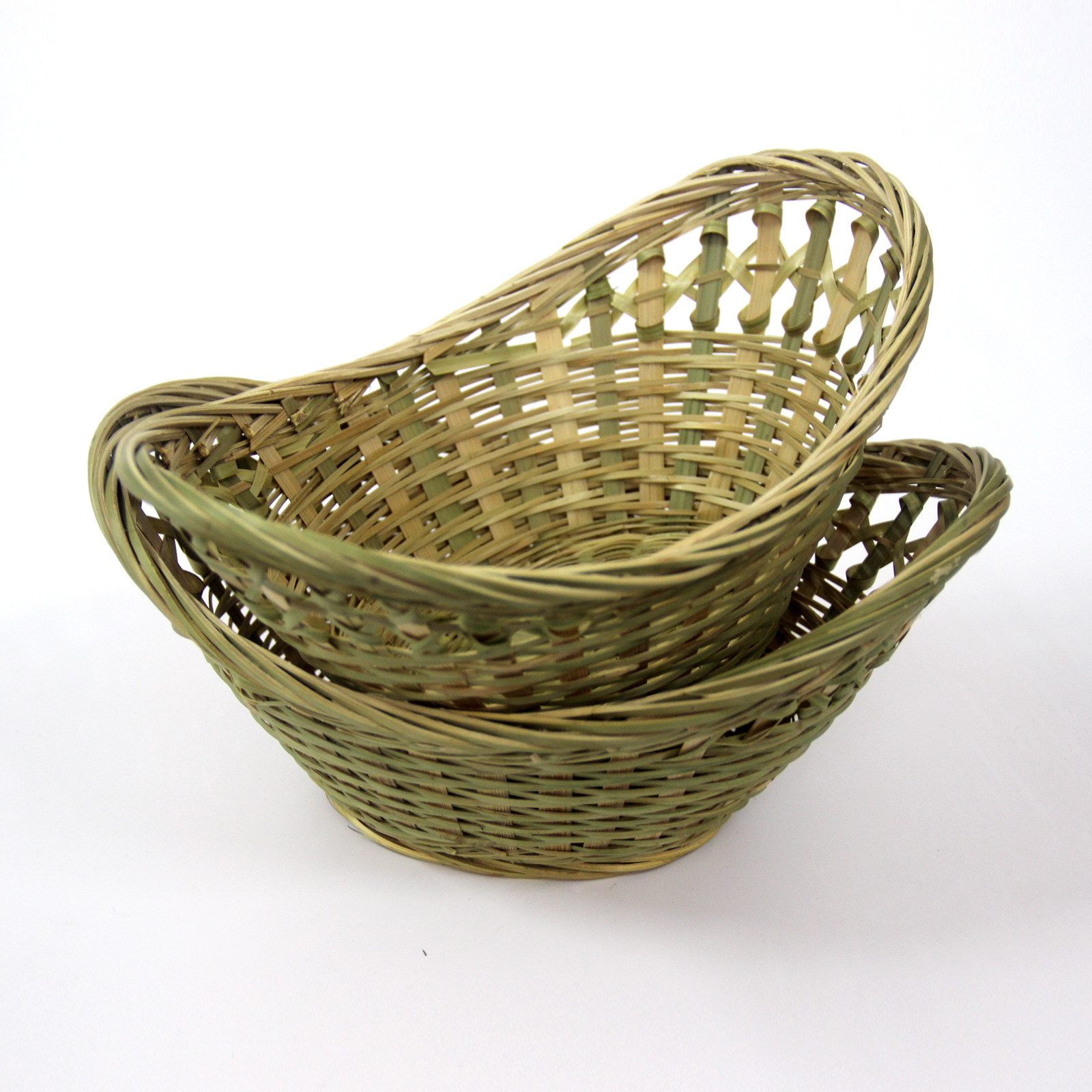 定制手工竹编竹制品收纳点心竹篮超市客厅水果竹编