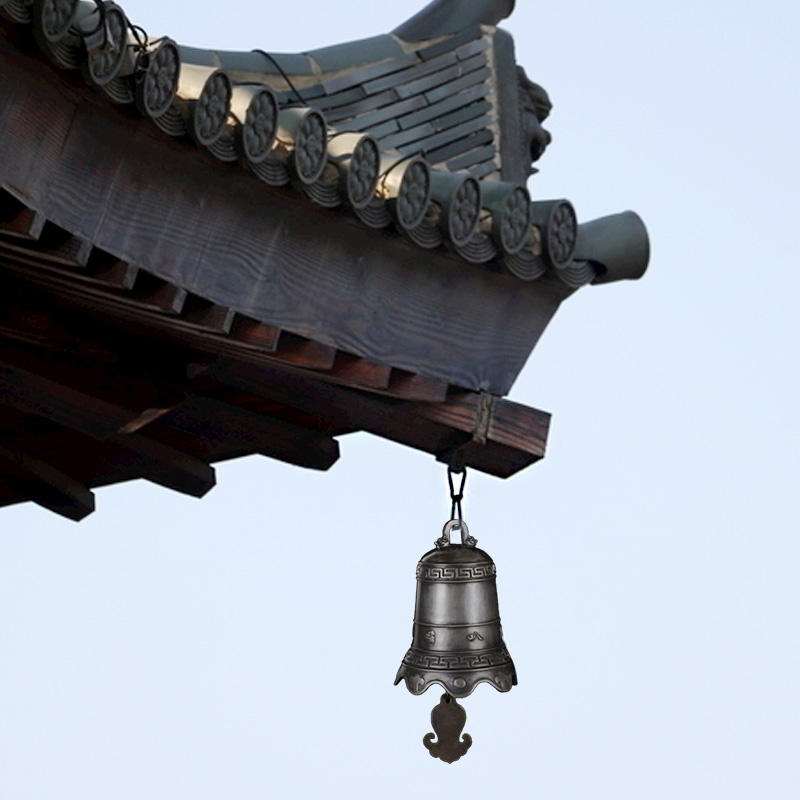 挂件铃铛风铃纯铜屋檐装饰品家居饰品装饰饰品风铃及配件