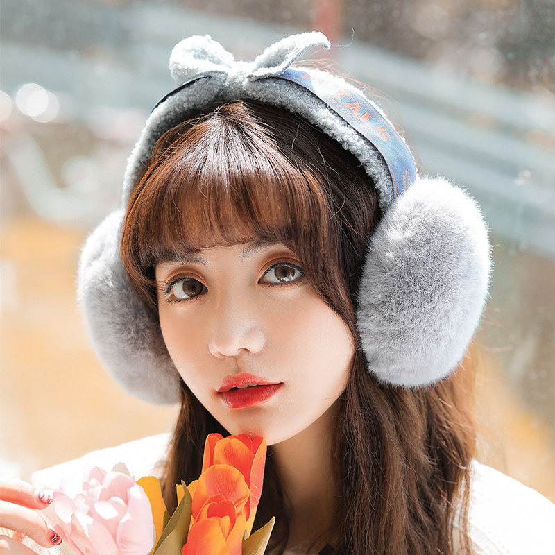耳罩保暖冬天耳套毛绒韩版蝴蝶结百搭耳捂可爱耳套