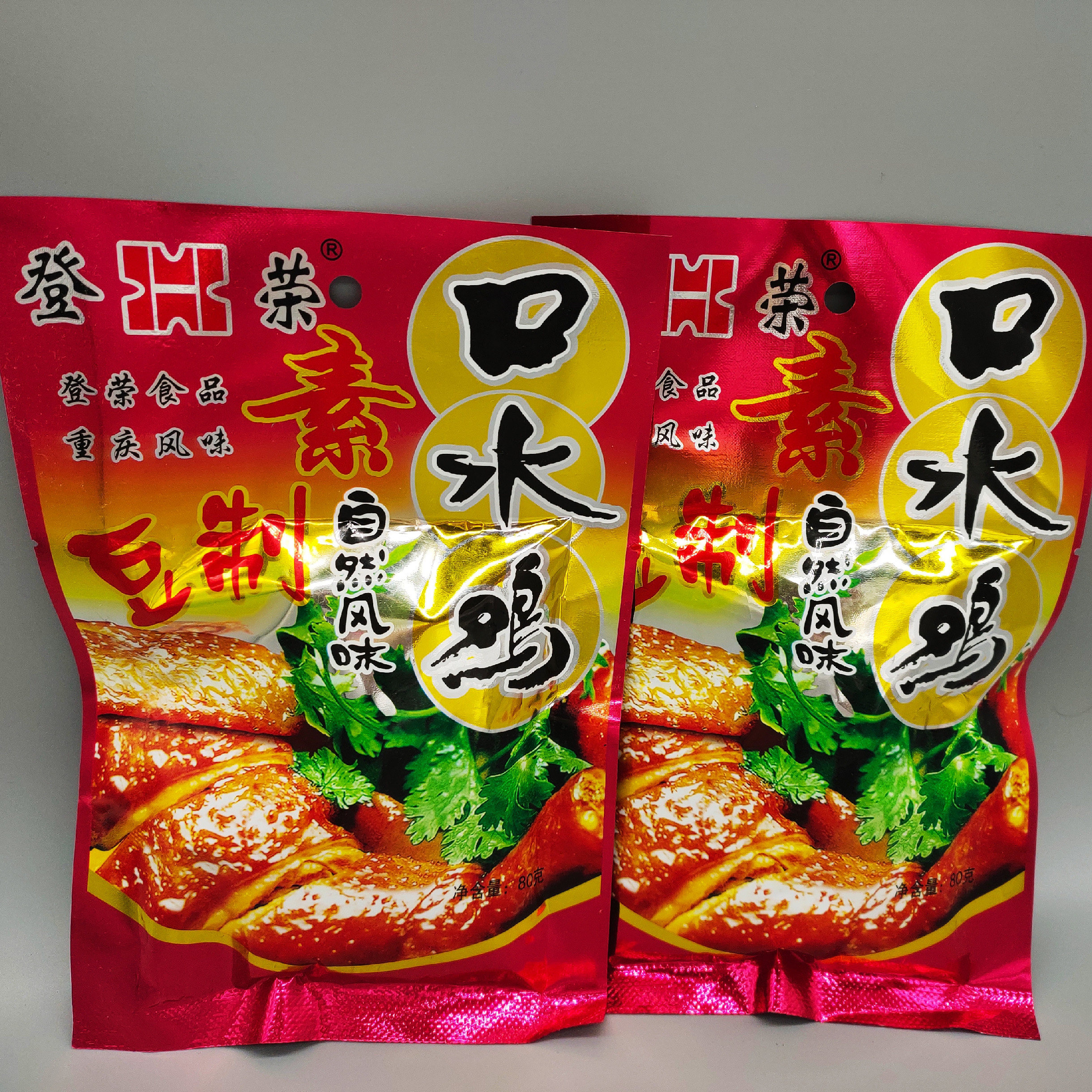 重庆风味石柱特产素口口水鸡辣条70g膨化食品麻辣面筋制品