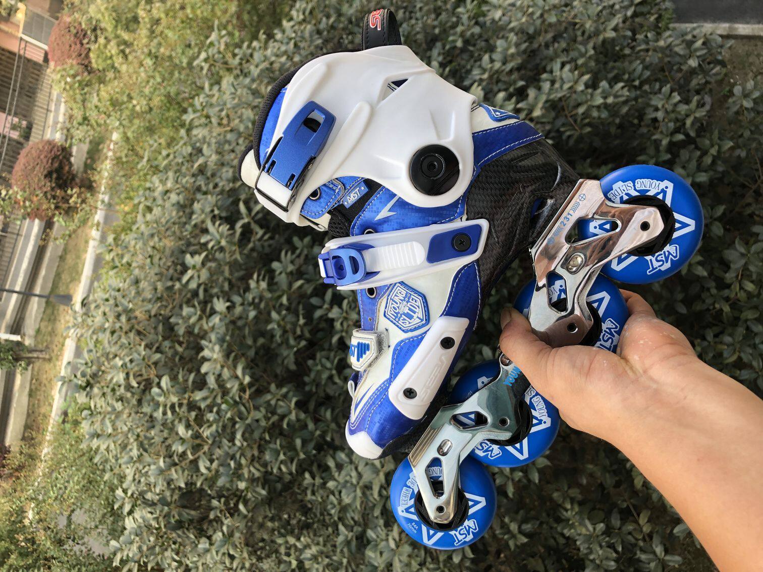 轮者无双 米高seba圣巴黄海洋igor2刹车成人平花轮滑鞋 2020款 - 爱购