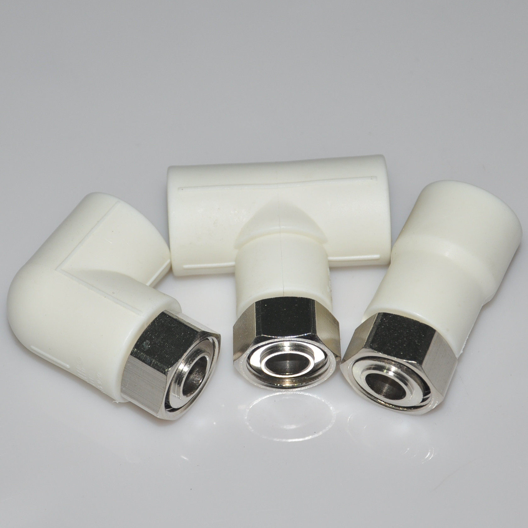 pprr加厚 4分 热水器专用ppr活接 活直接 弯头 三通水管接头