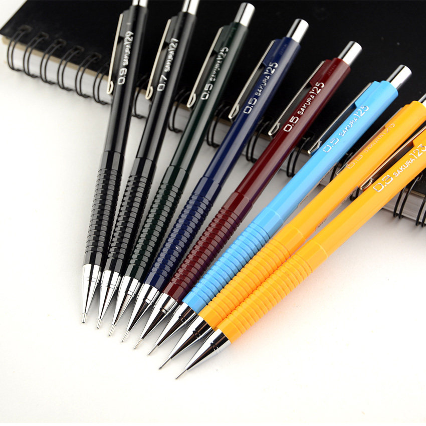 樱花自动铅笔03050709mm漫画手绘书写活动铅笔