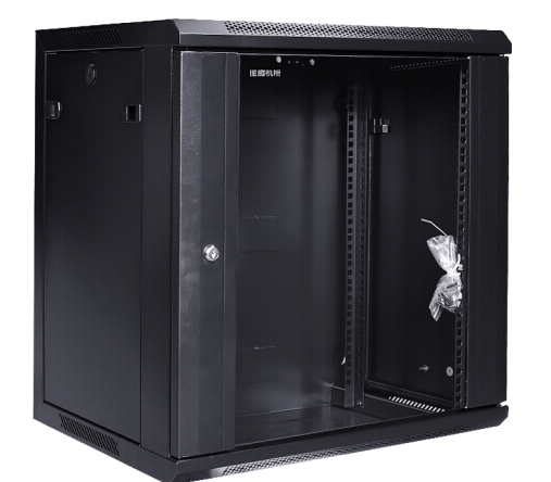 图腾壁挂式机柜27u挂墙1304网孔孔门网络墙柜机柜