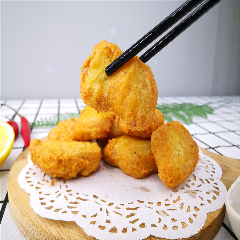 正大薯乐鸡块900g黑胡椒味脆皮黄金鸡块炸鸡肉吮指冷冻油炸鸡肉块