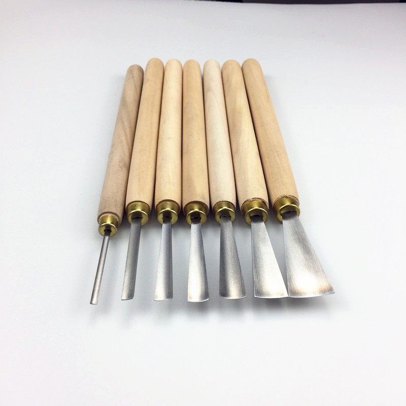 木雕木雕工工具东阳木工手工雕刻刻刀弧形坦圆刀雕刻刀