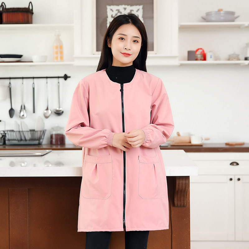 防水时尚护衣罩衣大人家用工作服围腰围裙厨房围裙