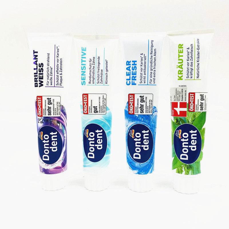 德国dm原装dontodent东托登特成人3重护理增白牙膏