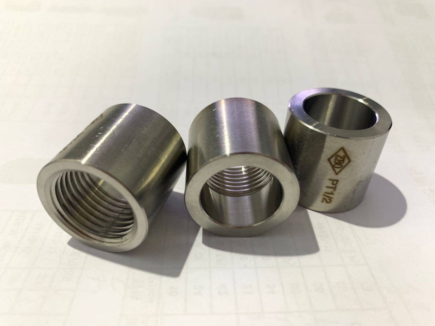 304不锈钢加厚单头内螺纹内丝焊接接头zg npt1/8 1/4 3/8 1/2 3/4