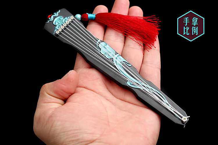 魔道动漫蓝湛忘机琴剑厘米琴弦随便避尘兵器游戏实物周边