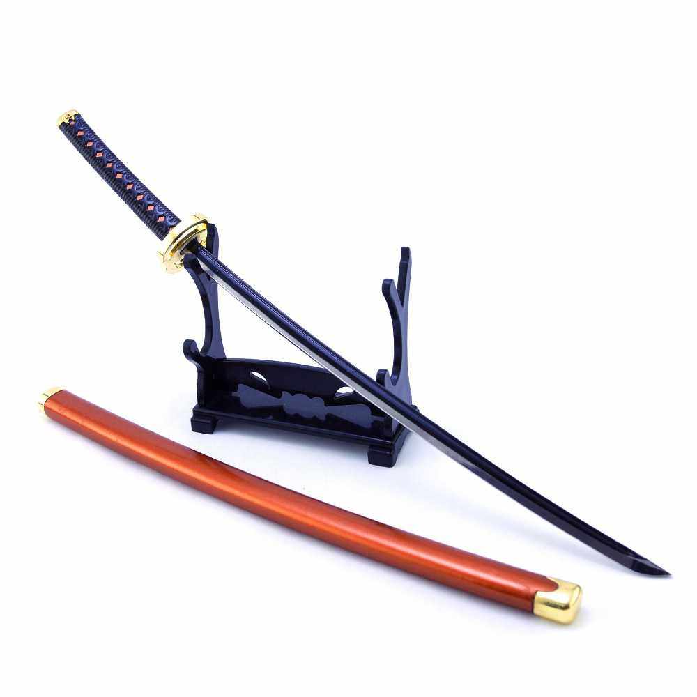 不死鬼灭之刃玄弥日轮合金带鞘刀实弥剑模型玩具游戏实物周边