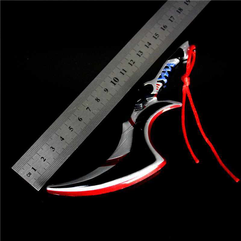 武器模型生死狙击近战兵器强袭弯刀剑合合金游戏实物周边