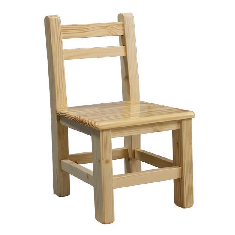 网红同款小孩子小朋友木头实木儿童小凳子椅子木家用成人靠背小矮