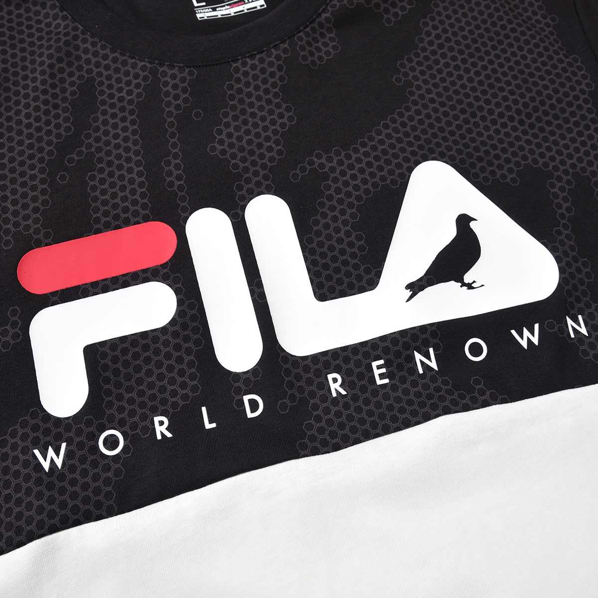 fila fusion斐乐男短袖t恤2019春季休闲街头潮范logo短袖衫男
