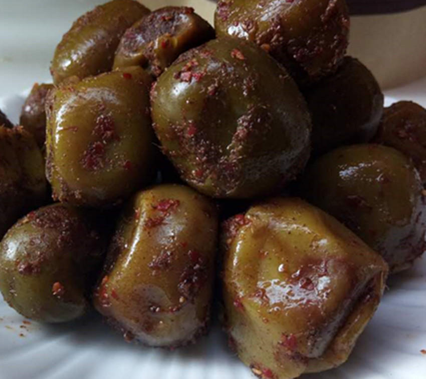 满包邮湖南浏阳特产散装带皮青酸枣粒辣粒250g回忆儿时零食味道